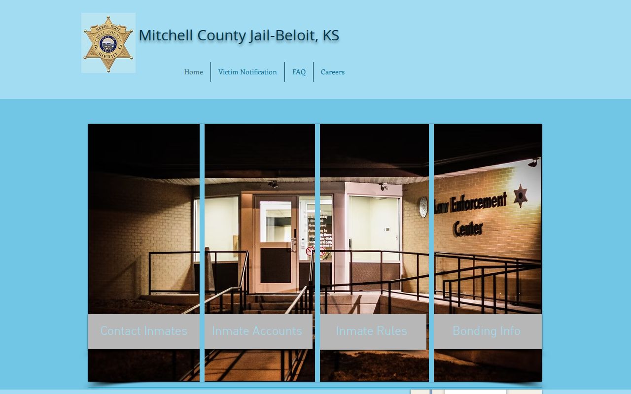 Mitchell County Jail official custody records website
